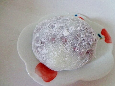 自分で煮た小豆と切り餅で作るめちゃうま大福